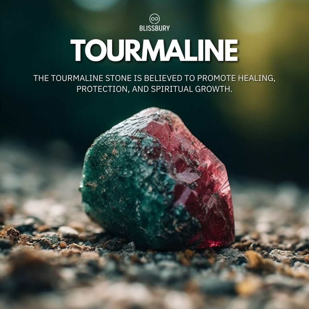 Raw Tourmaline Wire Wrapped Ring - Healing, Protection, Growth - Image 2